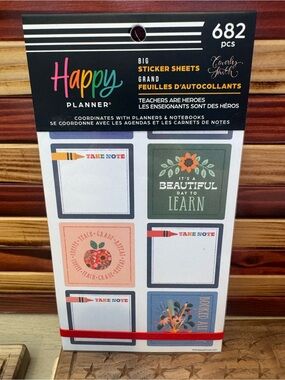 Happy Planner Sticker Sheets - Teachers are Heroes